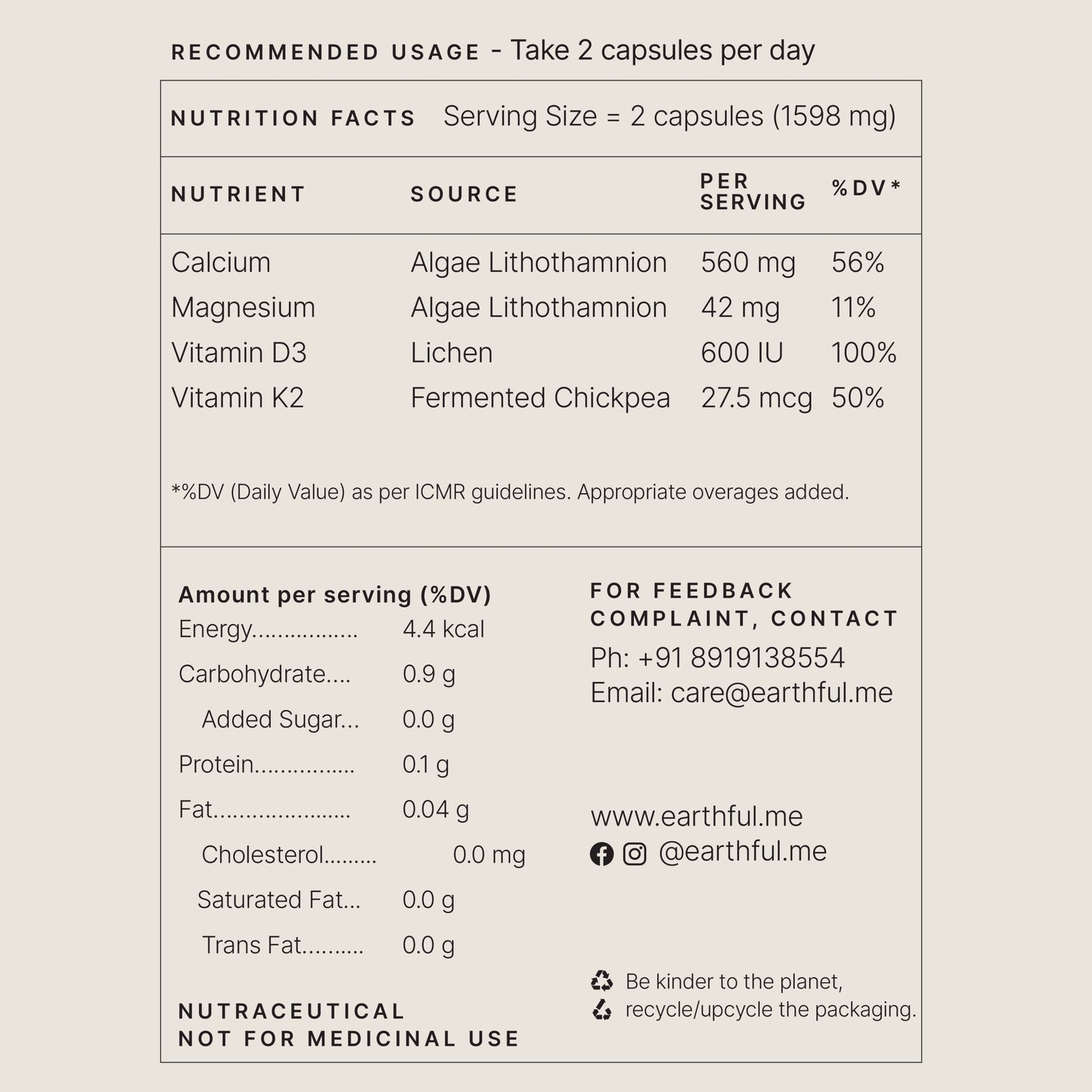 Multivitamin Women 40+ & Calcium+D3+K2