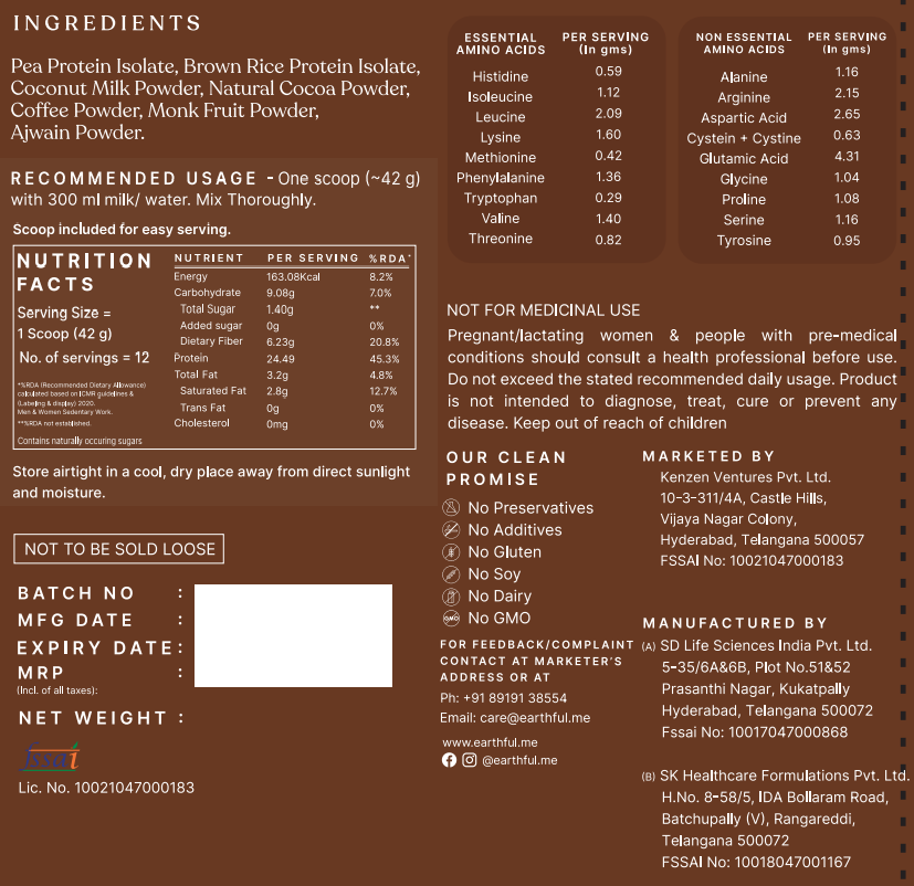 Honest Plant Protein - Coffee Mocha