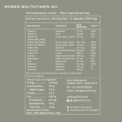 Multivitamin Women 40+ & Marine Magnesium Powder