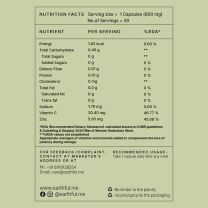 Immuno Peak for Immune Support (Zinc, Vitamin C, Beta Glucan)