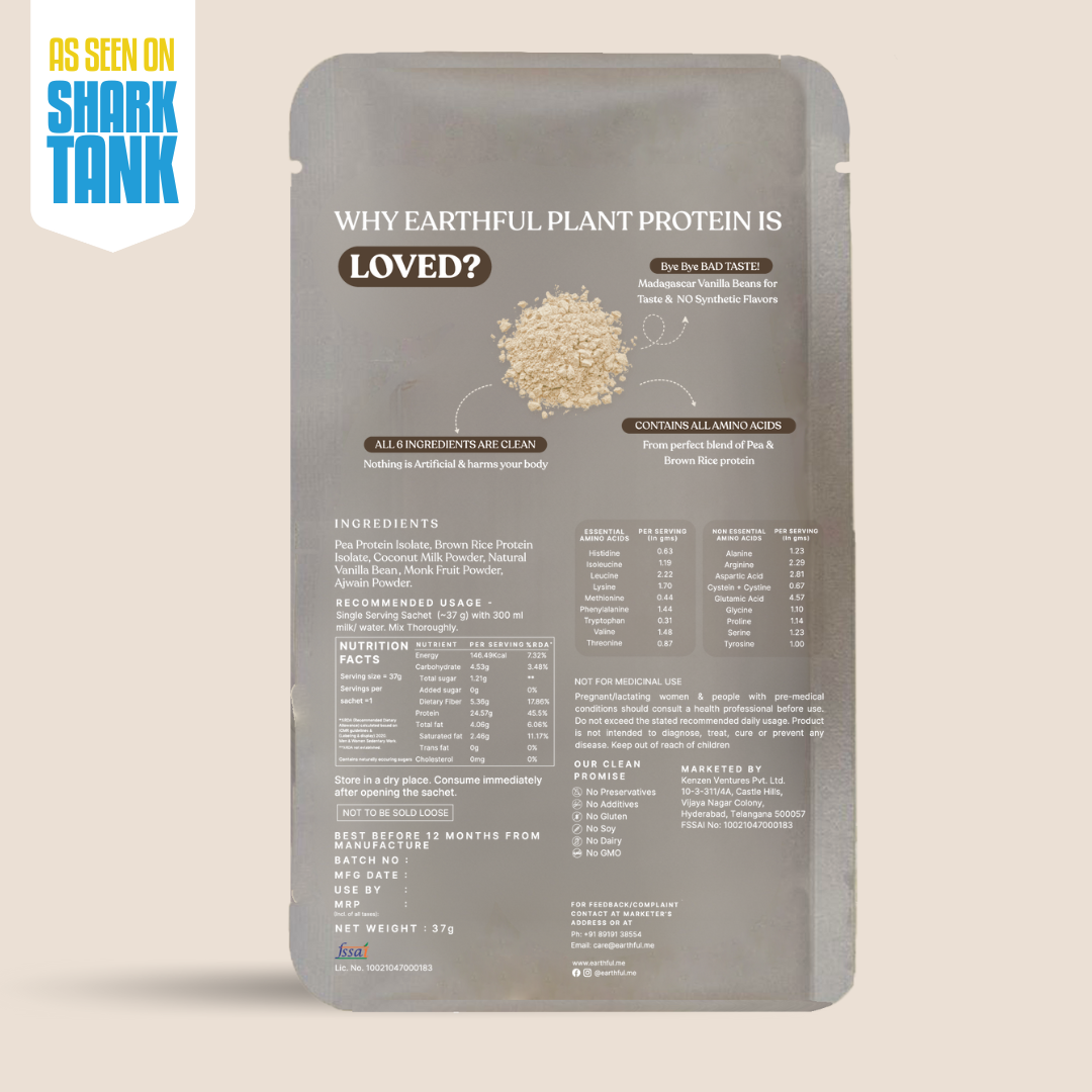 Honest Plant Protein- Madagascar Vanilla