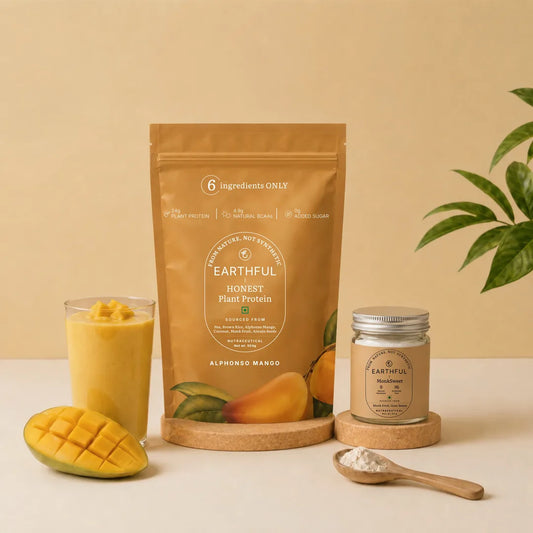 MonkSweet + Plant Protein - Alphonso Mango