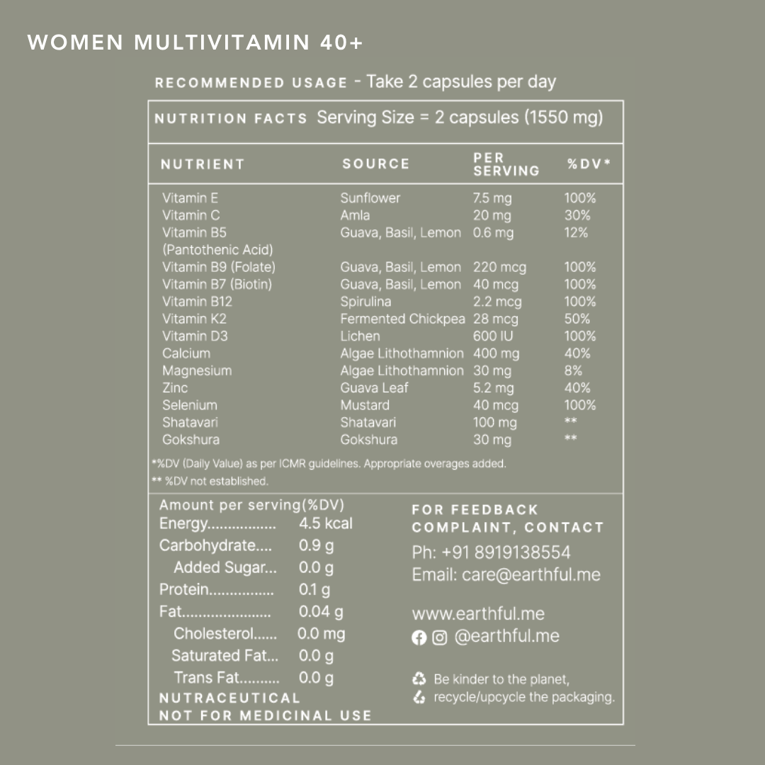 Multivitamin Women 40+ & Marine Magnesium Powder