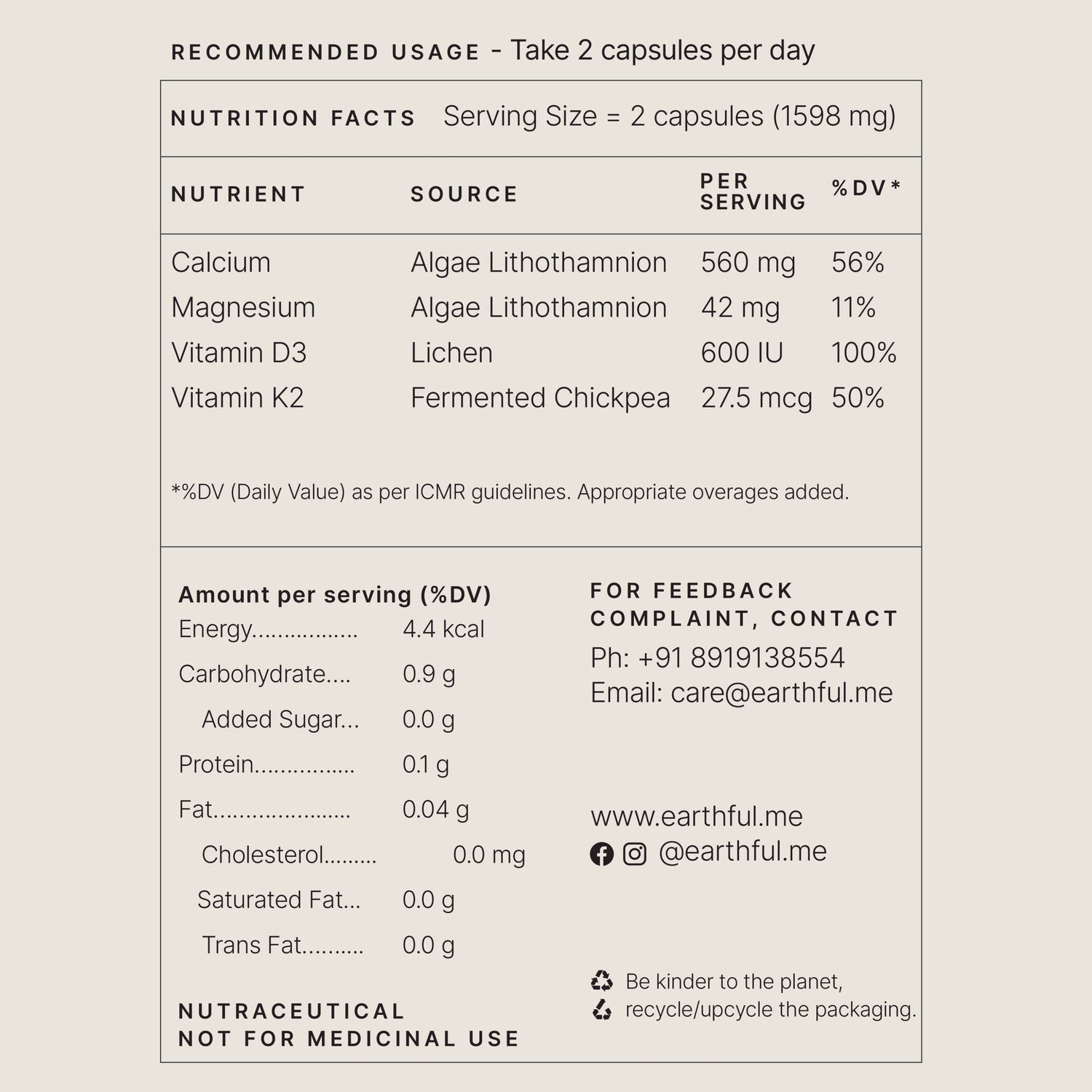 Multivitamin Women 40+ & Calcium+D3+K2