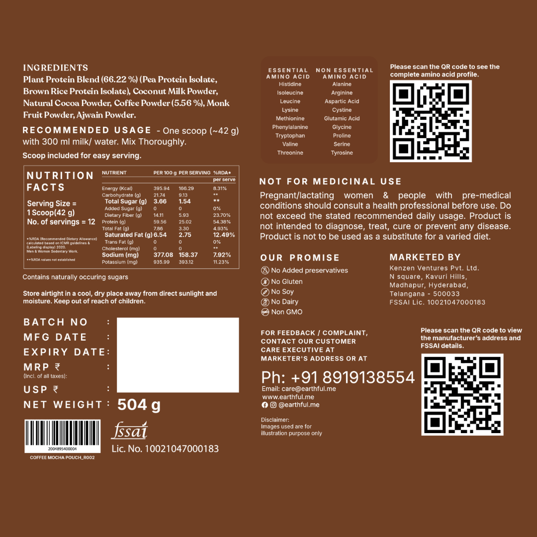 Plant Protein - Coffee Mocha