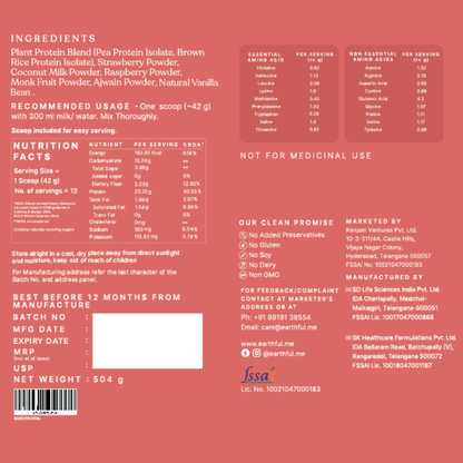 Honest Plant Protein - Assorted Pack Of 12