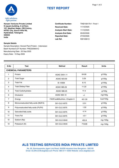 Plant Protein - Indonesian Cocoa