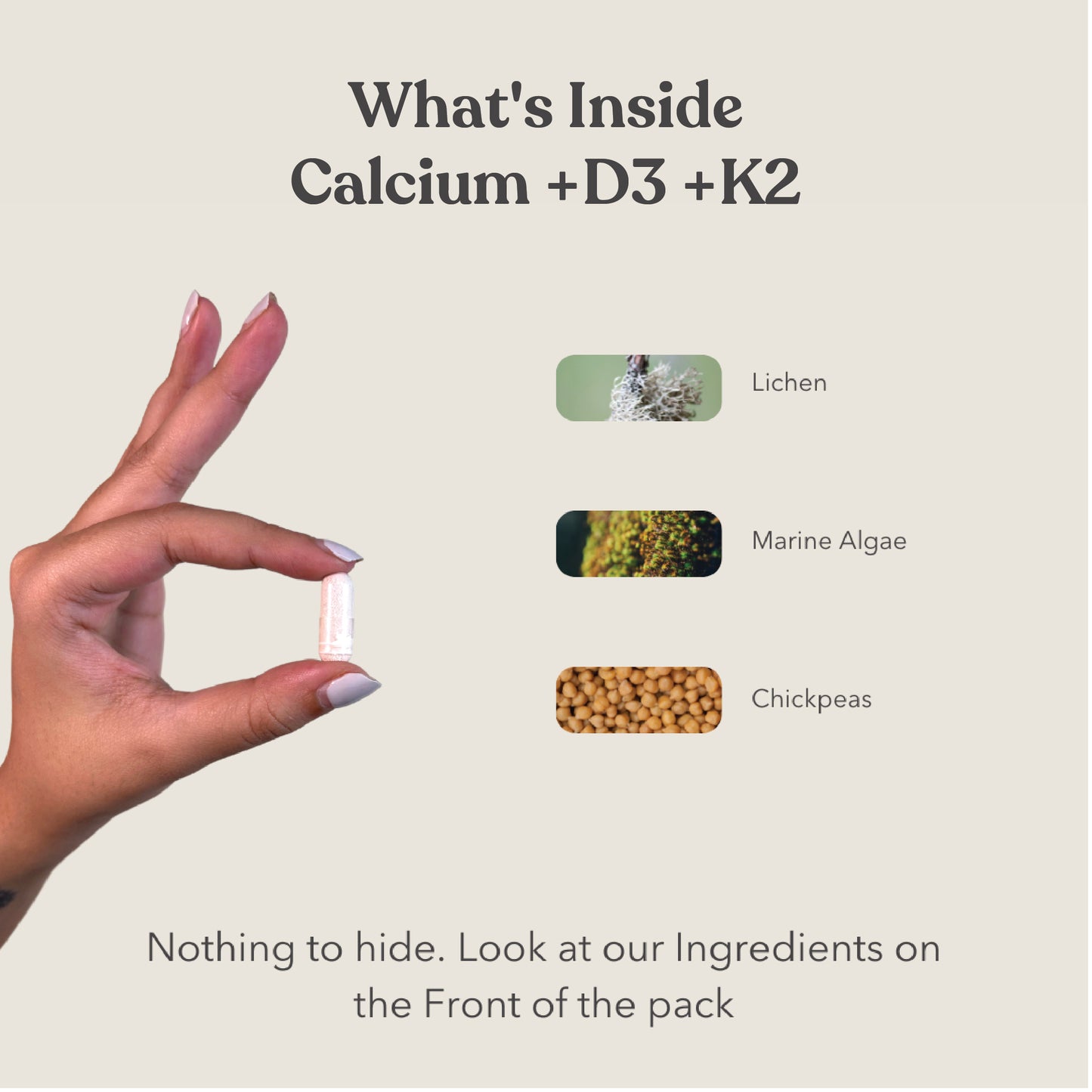 Calcium + D3 + K2