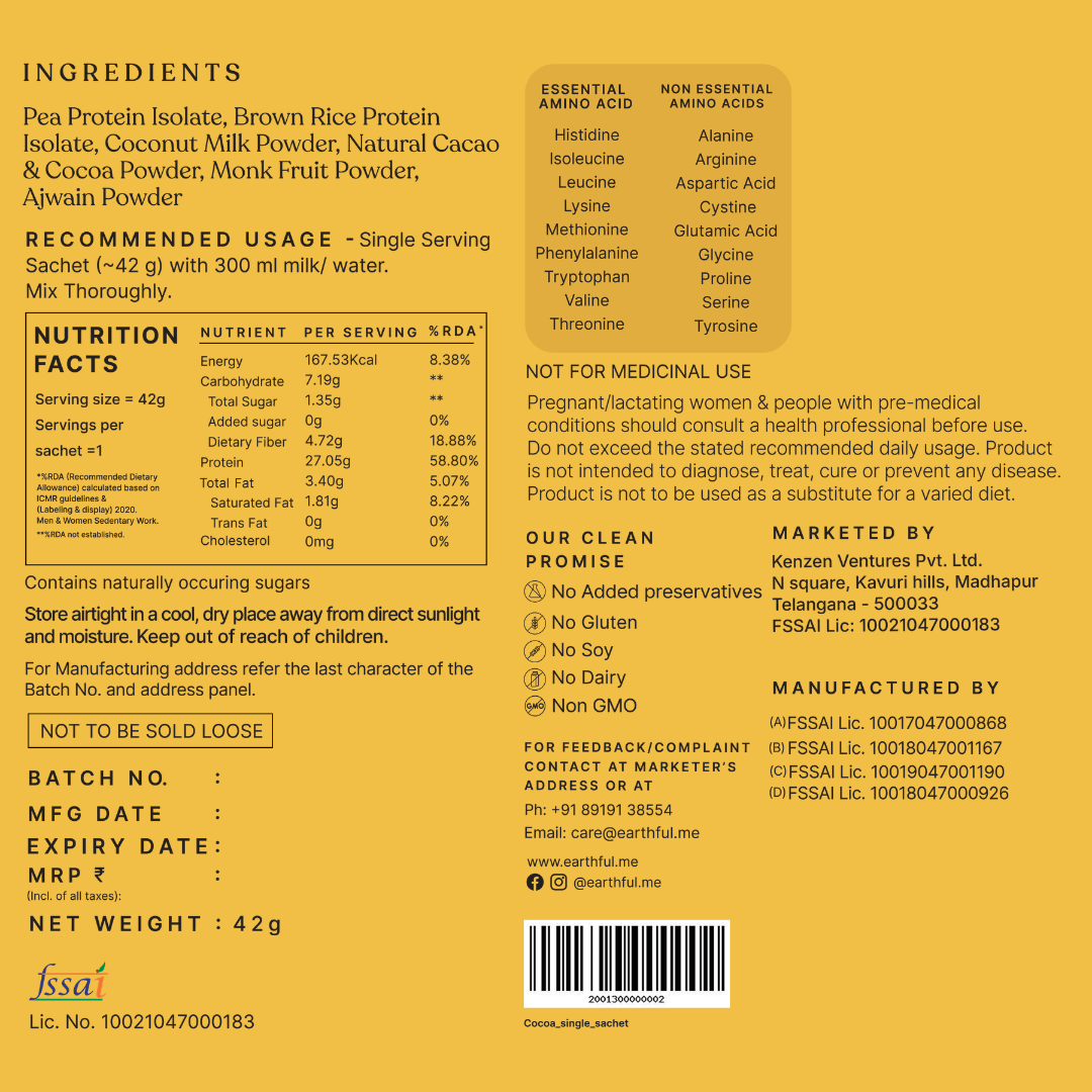 Plant Protein - Indonesian Cocoa