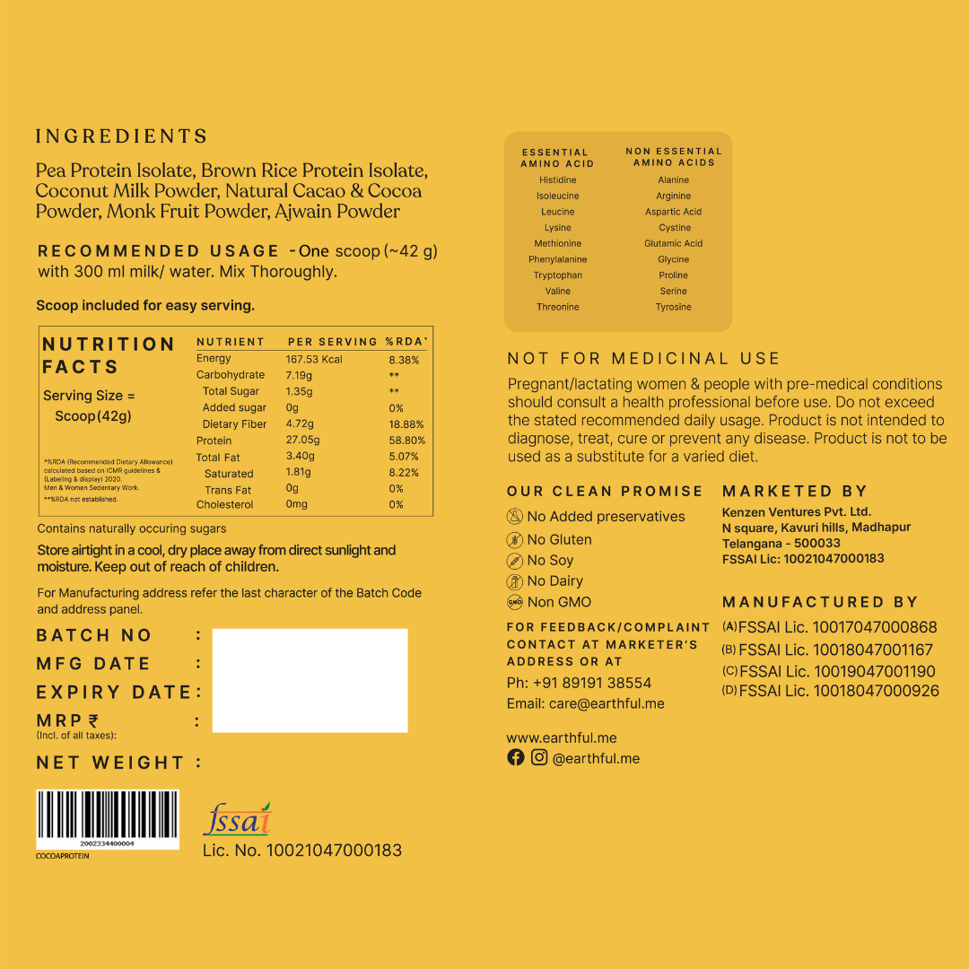 Plant Protein - Indonesian Cocoa