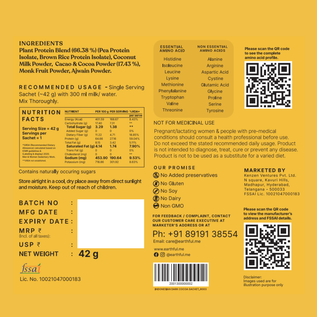 Plant Protein - Indonesian Cocoa