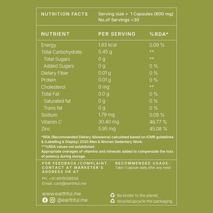 Immuno Peak -  Zinc, Vitamin C & Beta-Glucan