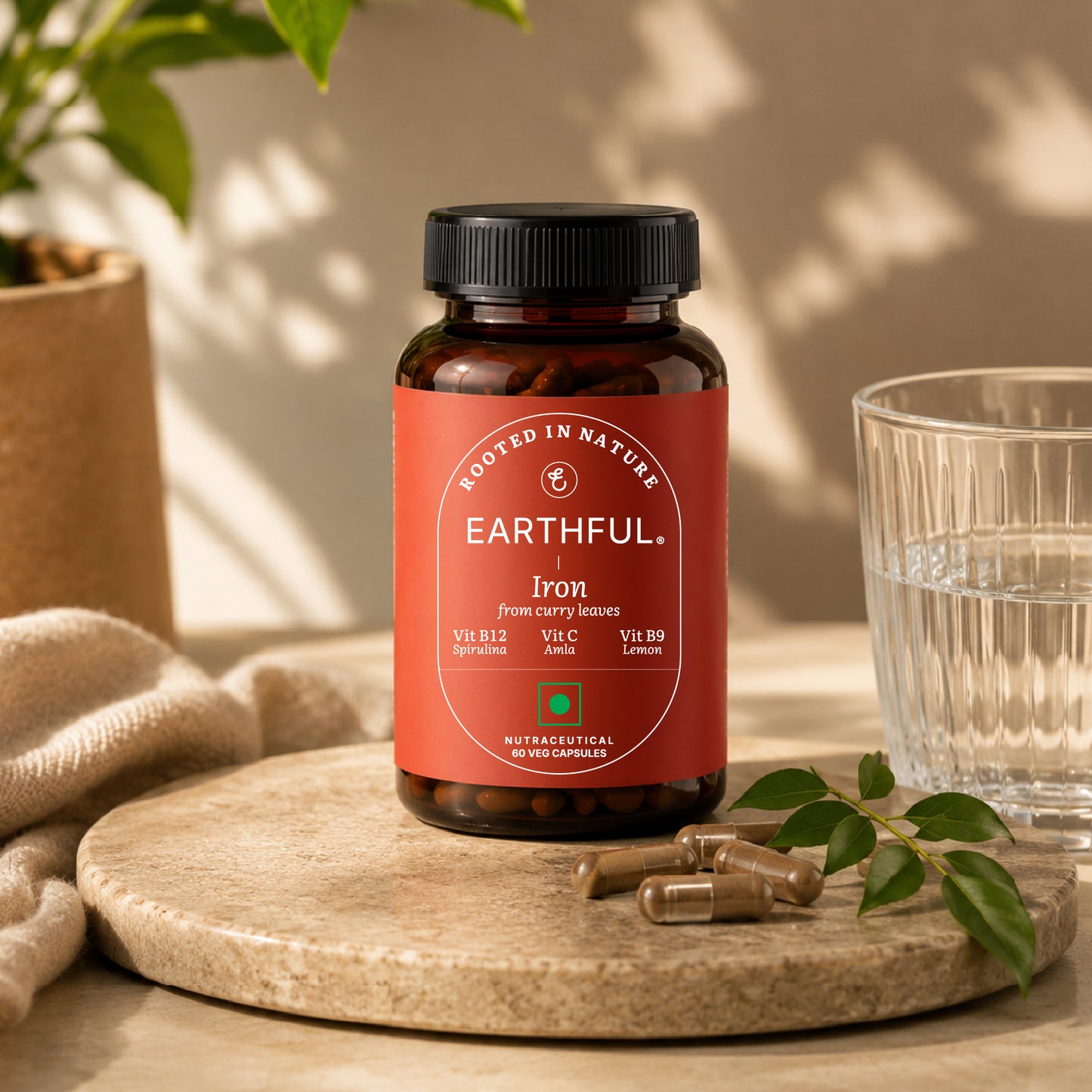 Earthful Iron (from Curry Leaves)