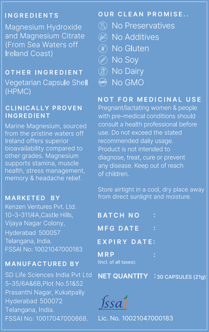 Marine Magnesium Capsule