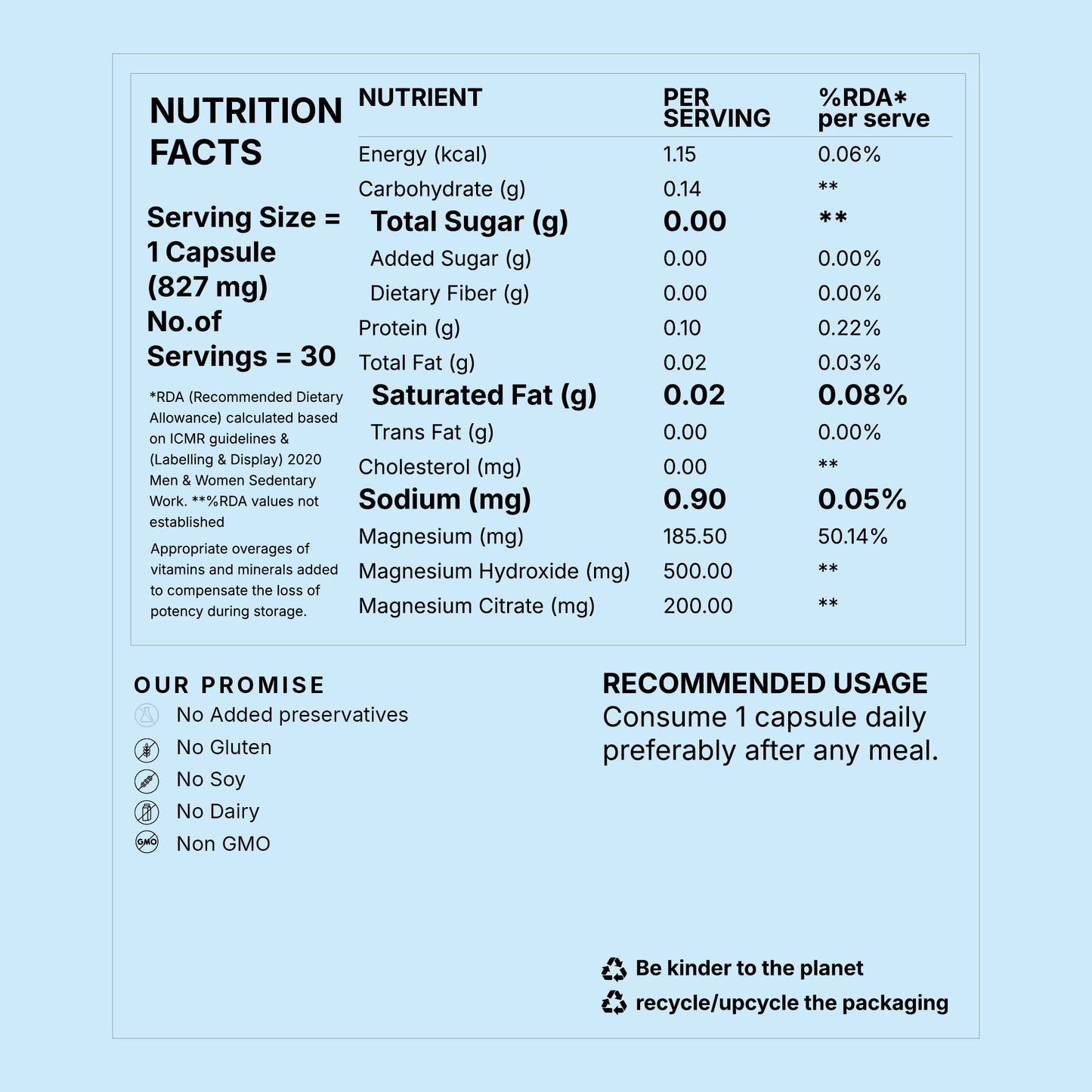 Marine Magnesium Capsule