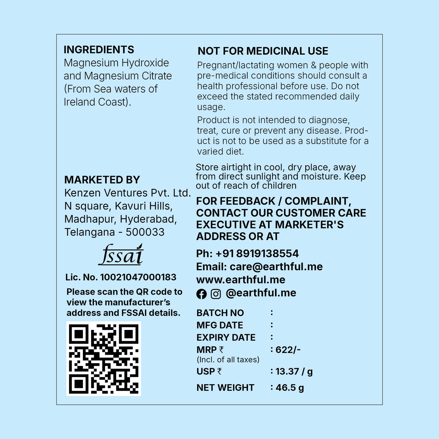 Marine Magnesium Powder