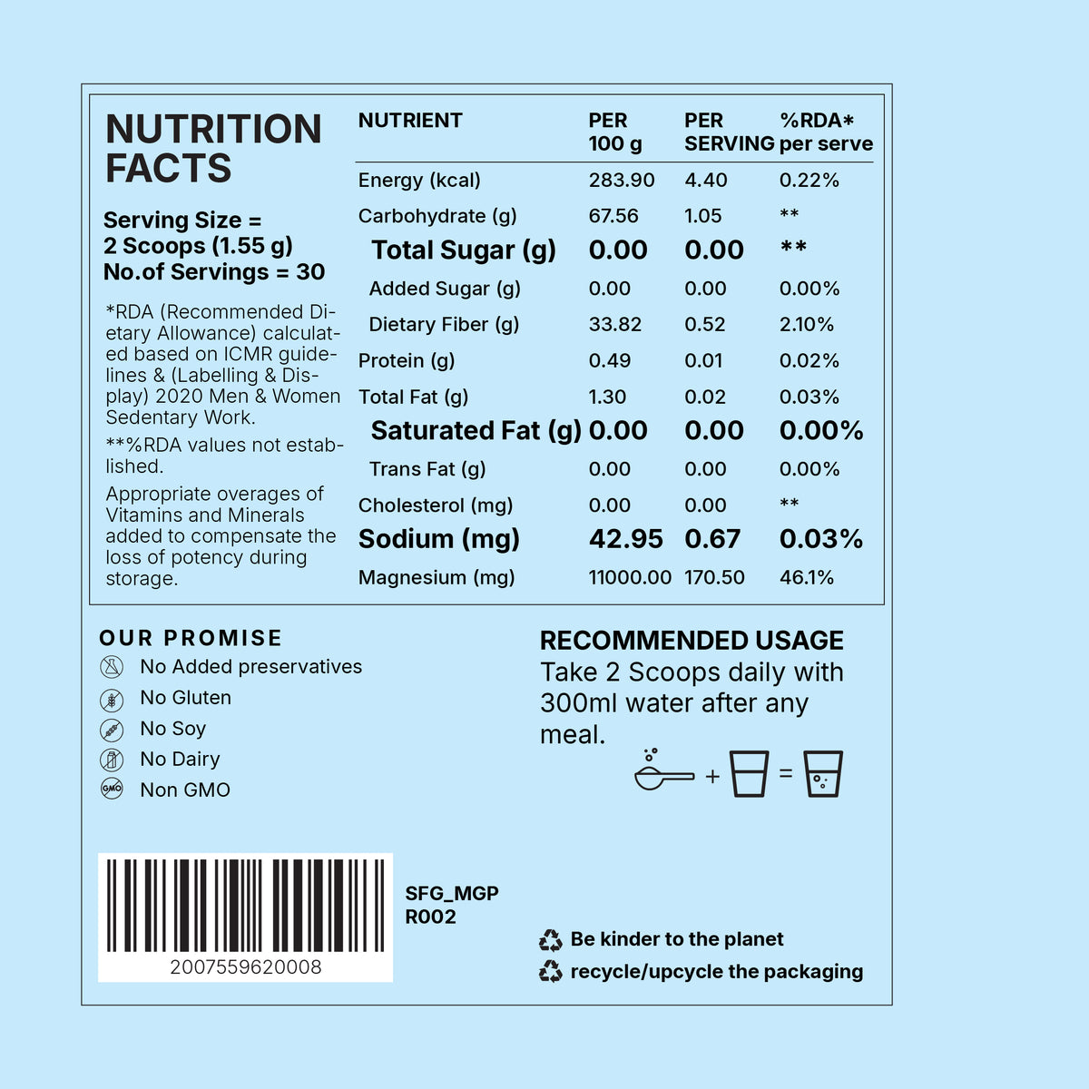 Marine Magnesium Powder