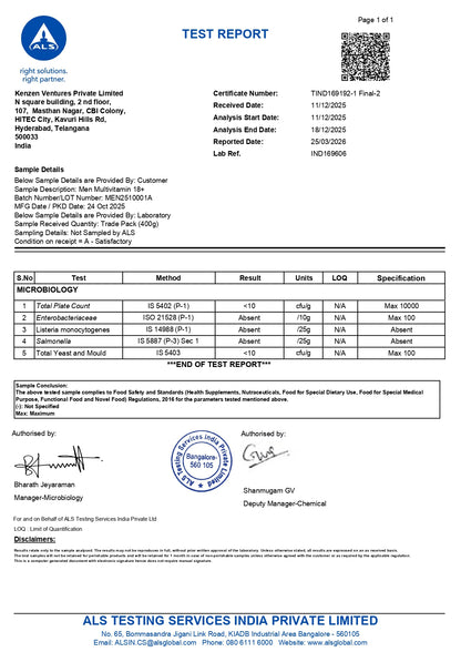 Multivitamin Men 18+