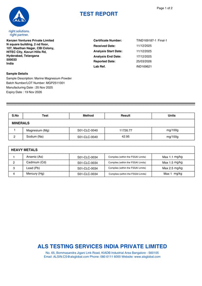Marine Magnesium Powder