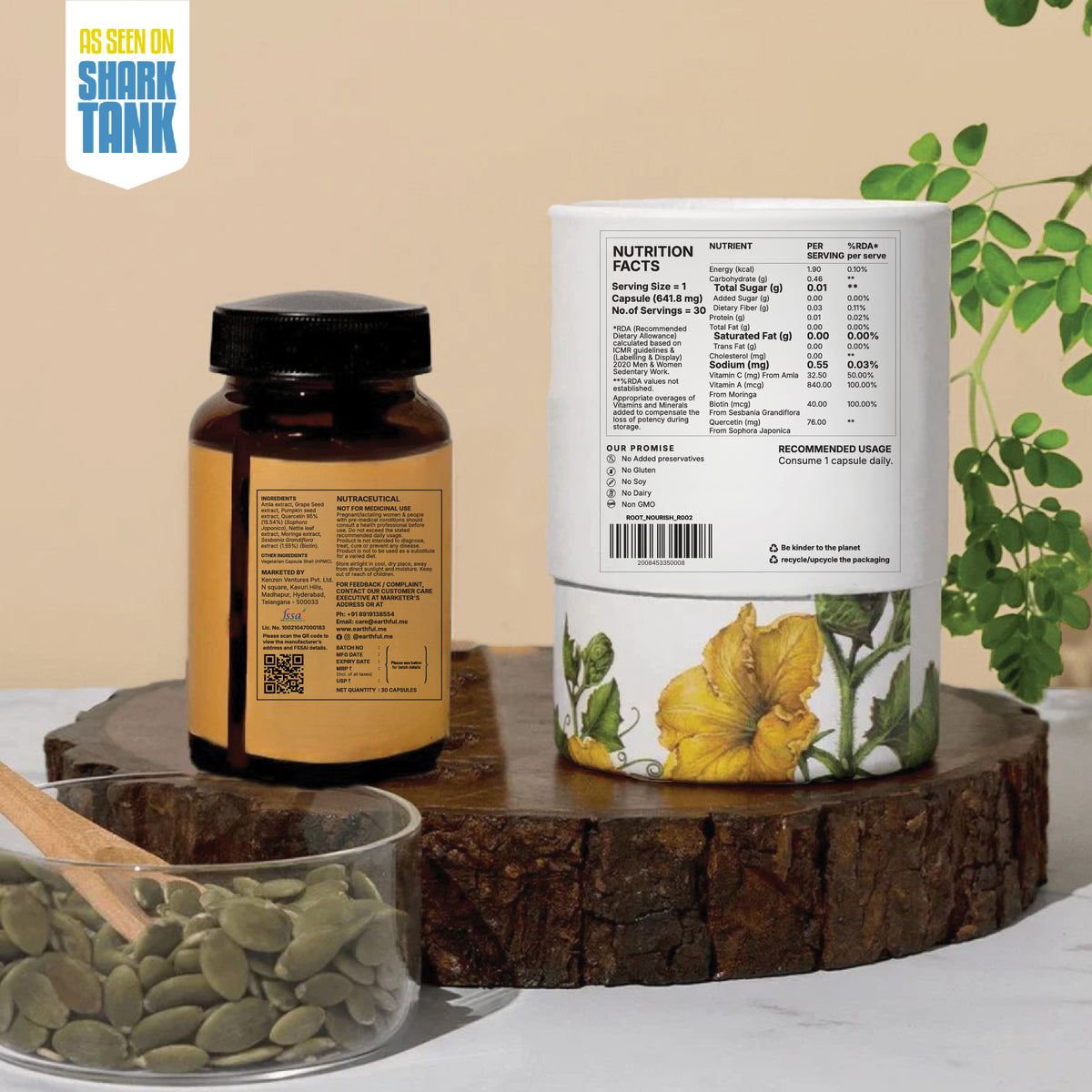 Root Nourish Capsules (Nutrition for Hair wellness)