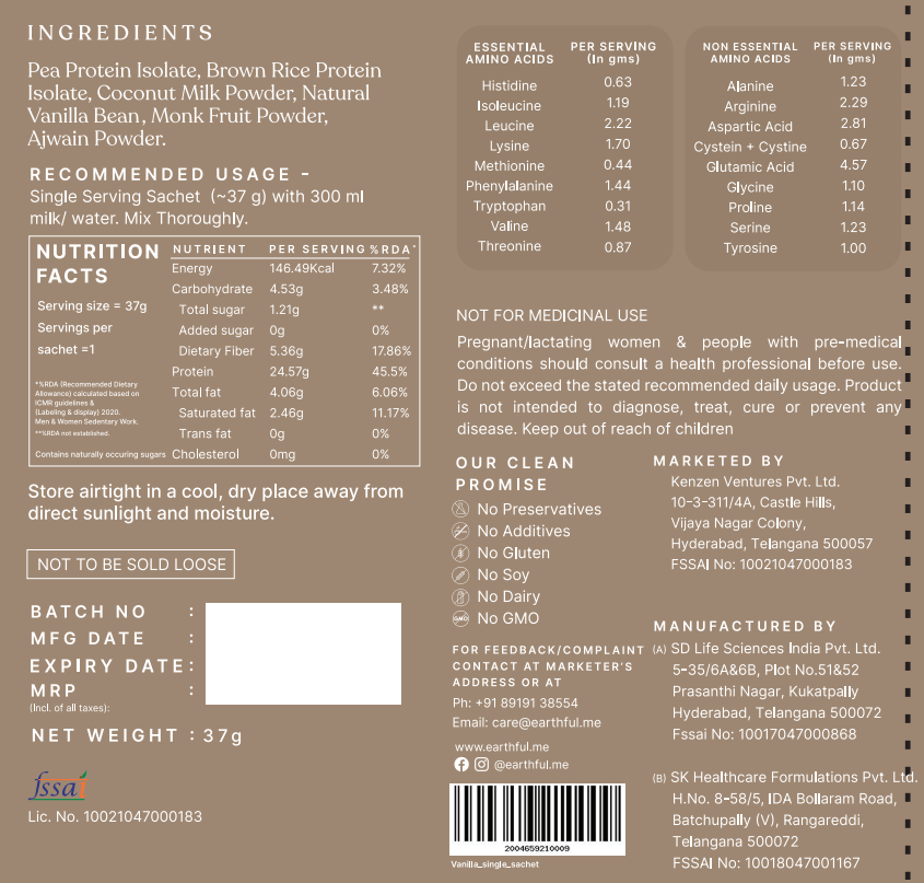 Honest Plant Protein- Madagascar Vanilla