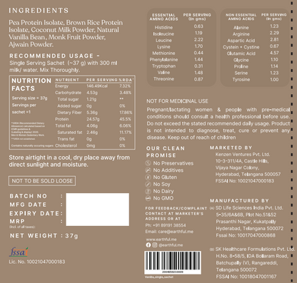 Honest Plant Protein- Madagascar Vanilla
