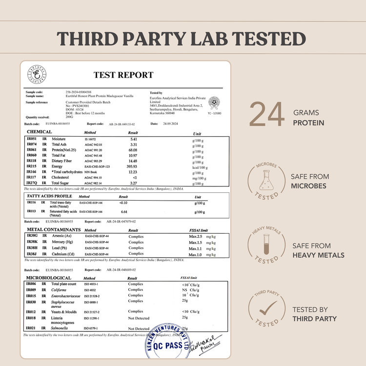 Honest Plant Protein- Madagascar Vanilla
