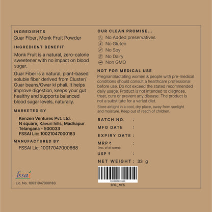 MonkSweet - Sweetness from Monk Fruit