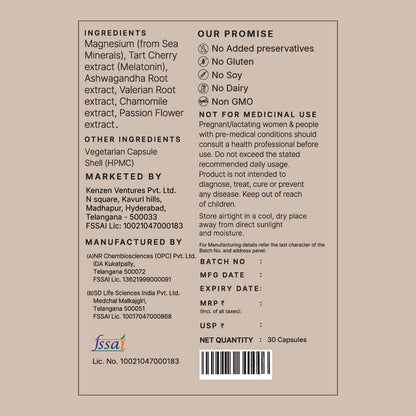 Zen Mode Capsules (Nutrition for restful nights*)