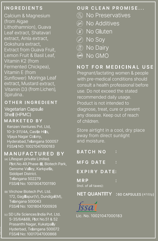 Multivitamin Women 40+ & Calcium+D3+K2